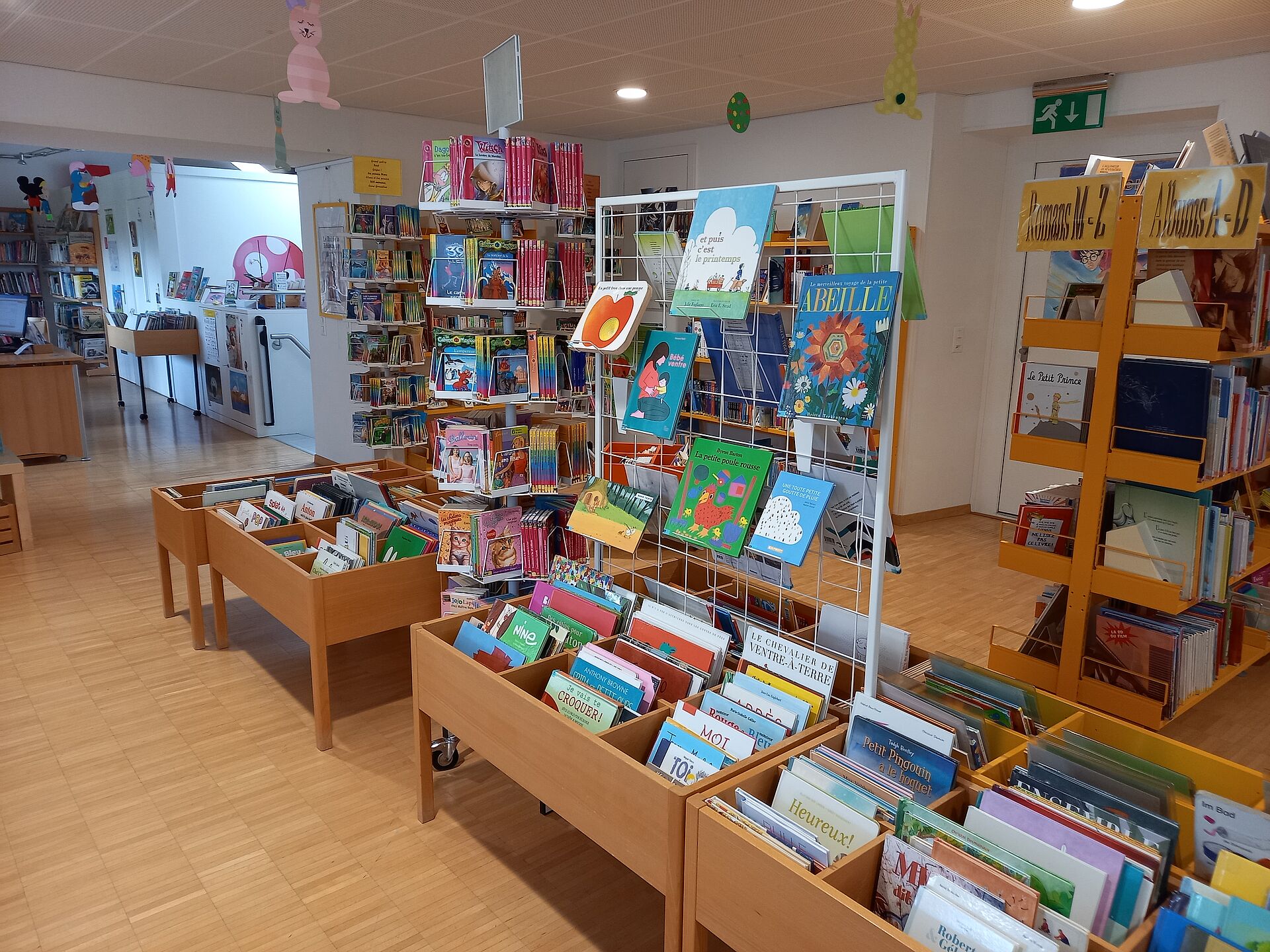 Eveil aux livres et visite à la  bibliothèque de Lutry